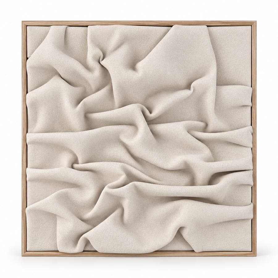 Sculptural Fold 3D Art (Med)