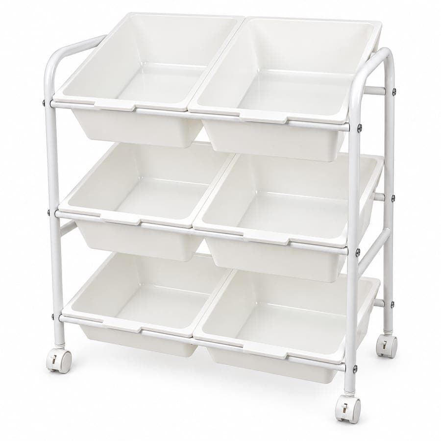 Storage Stand W/6 Buckets