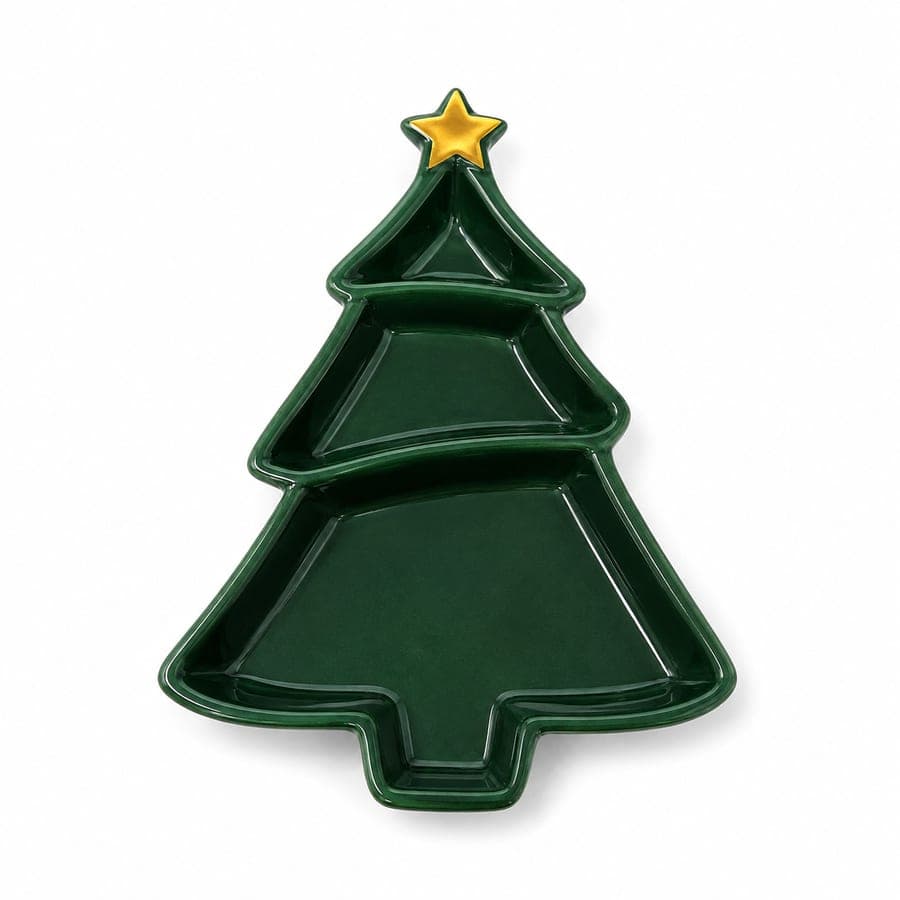 Xmas Tree Plate