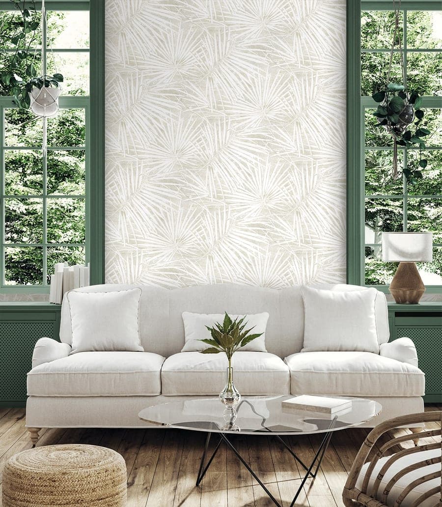 Fossil Palm Natural Wallpaper