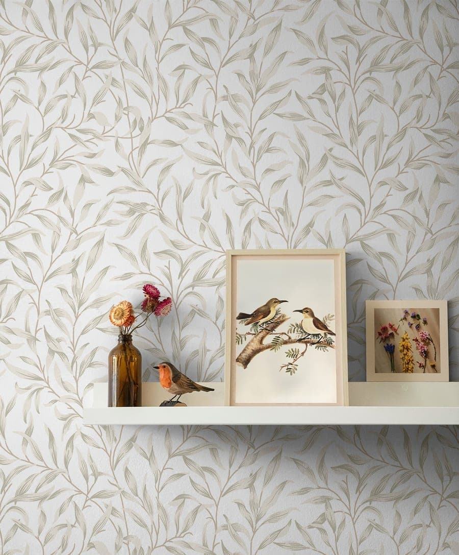 Willow Trail Neutral Wallpaper