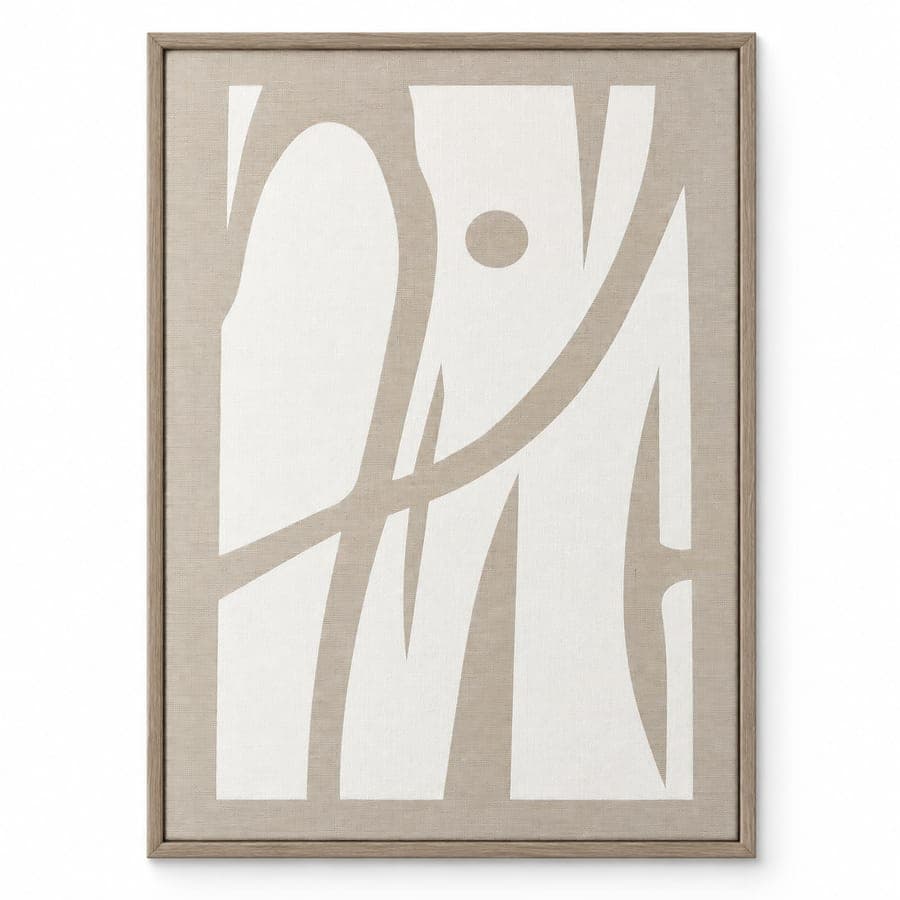 Abstract Neutral 3D Art (Lg)