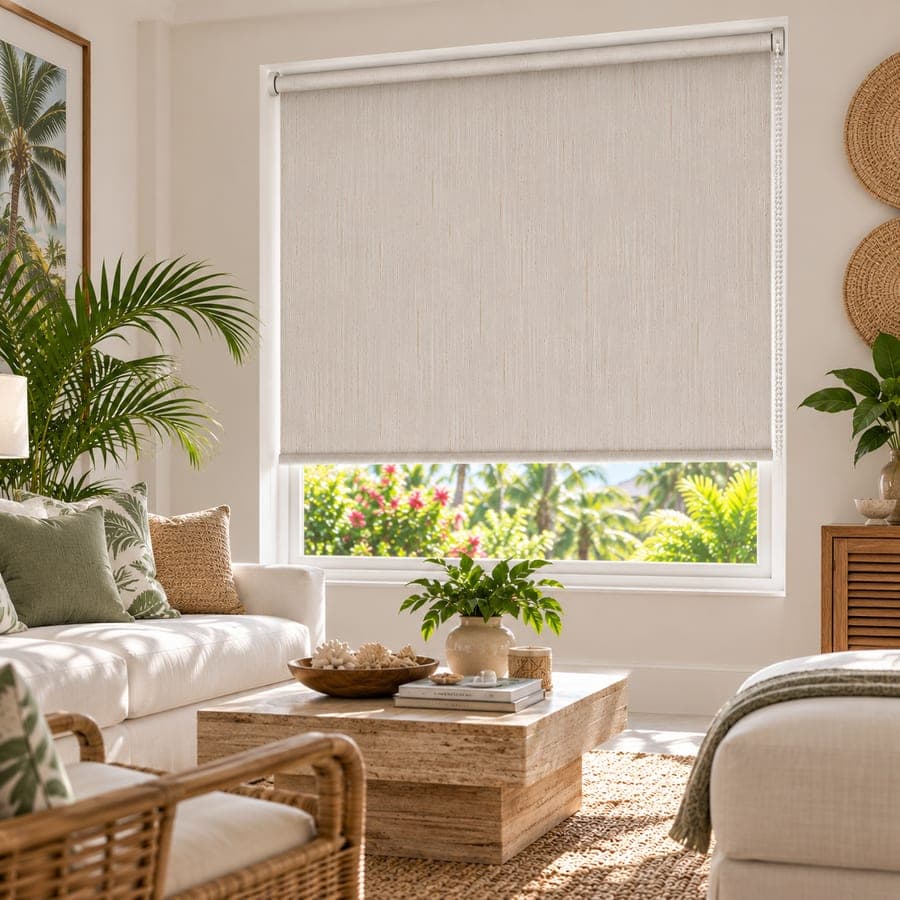 Linen Block Out Blind 3 X6 Ft