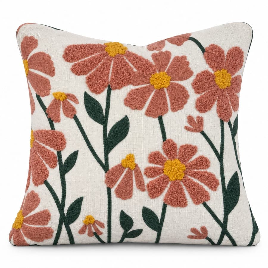 Floral Garden Cushion Cover