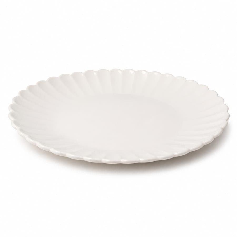Scalloped Serving Dish Lg