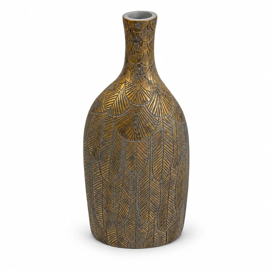 Peacock Feather Vase