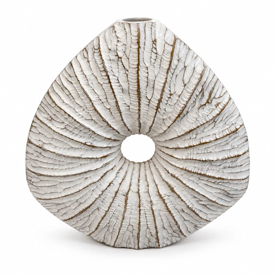 Ribbed Loop Vase Med