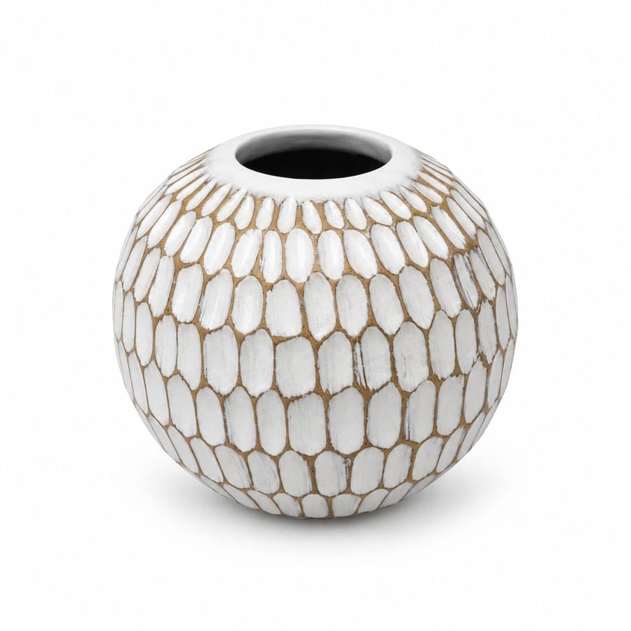 Pebble Texture Round Vase
