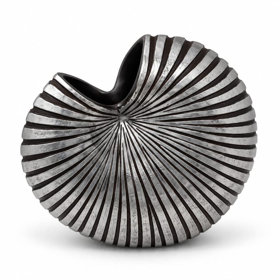 Silver Mahogany Vase Lg