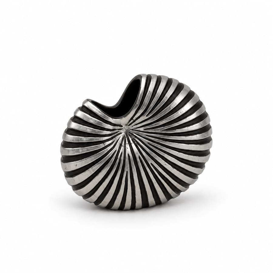 Silver Mahogany Vase Sm