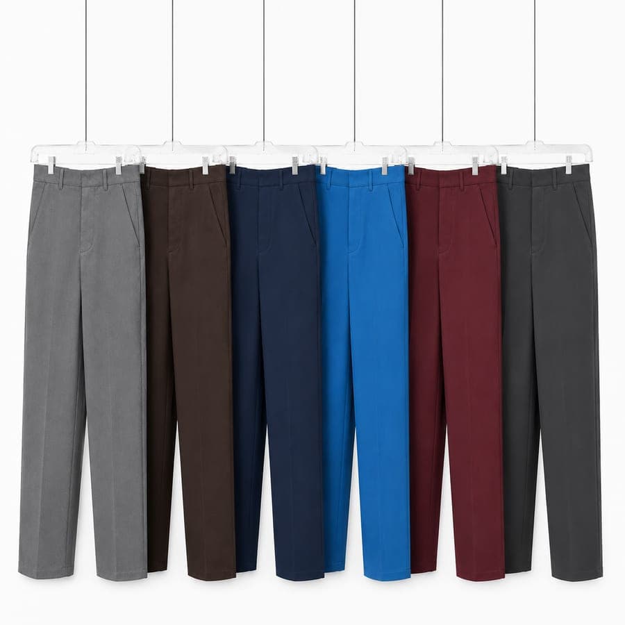Flat Front Slack Garbadine