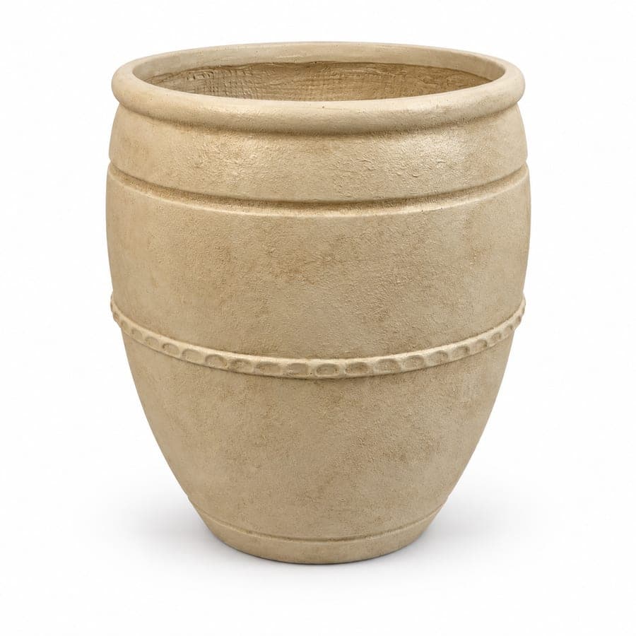 Beige Plant W/ Rope Detail Lg