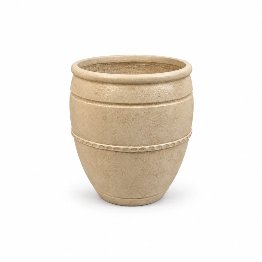 Beige Plant W/ Rope Detail Med