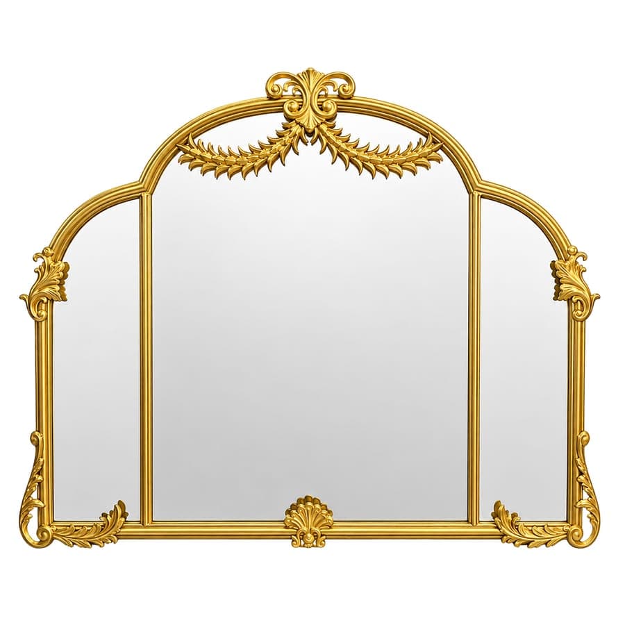 Arched Baroque Mirror