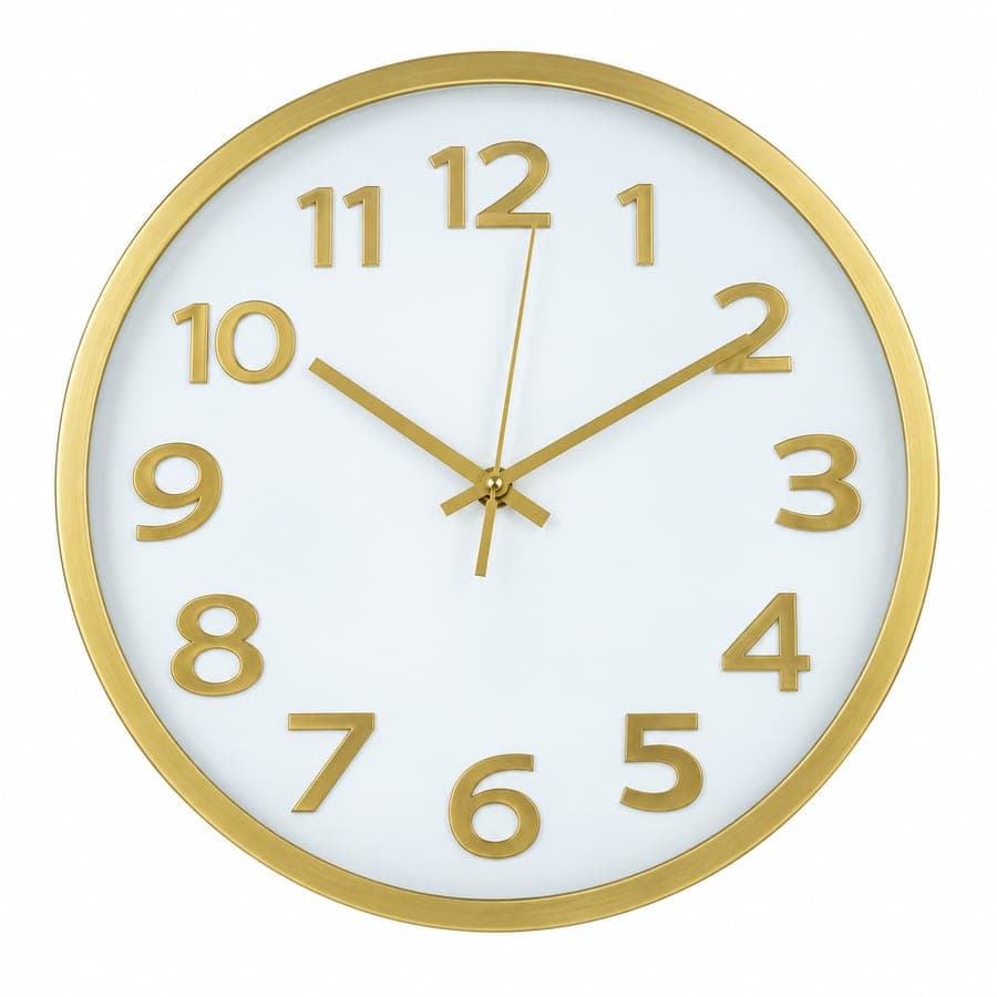 Round Luxe Clock