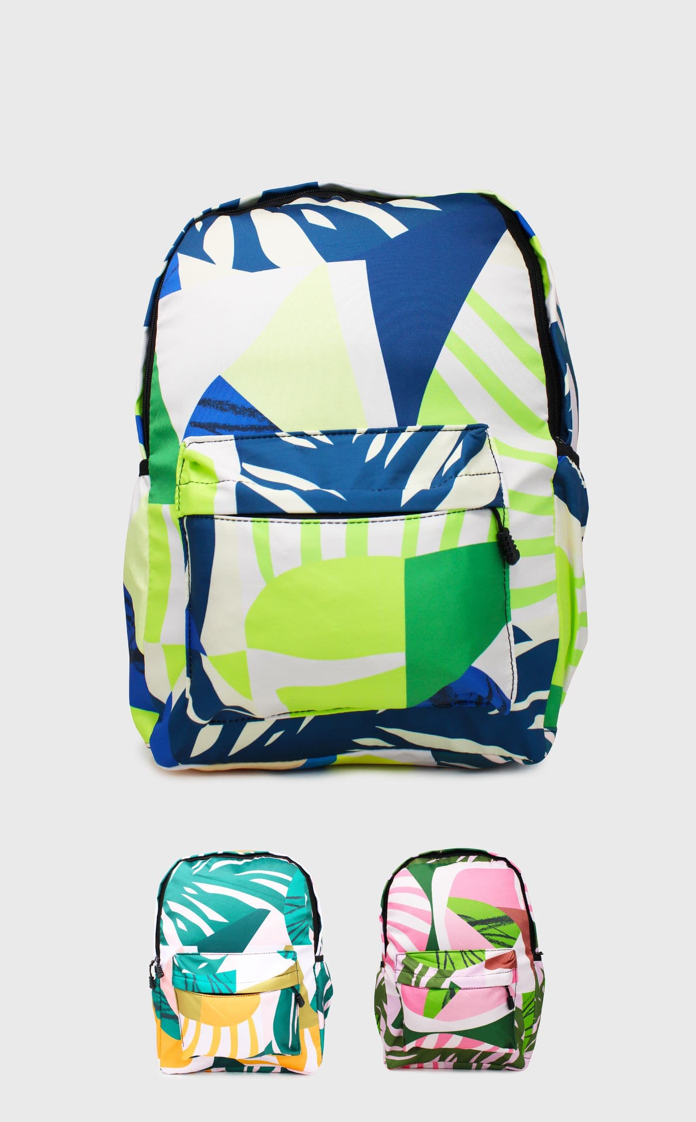 Abstract Print School Bag