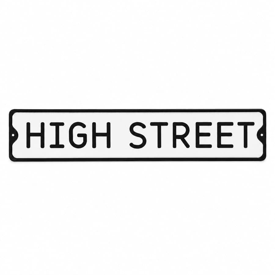 High Street Sign