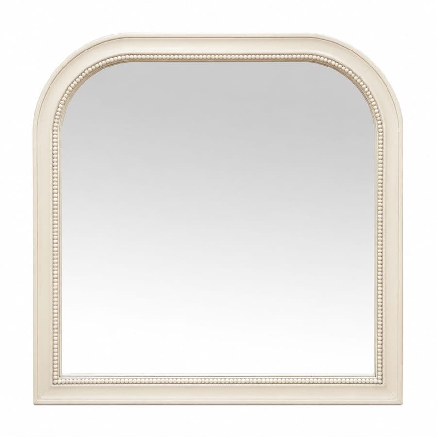 Cream Wood Mirror