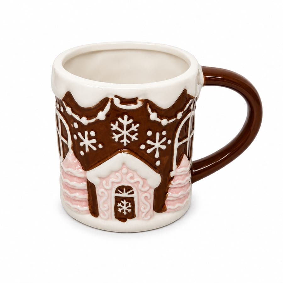 Gingerbread House Mugs