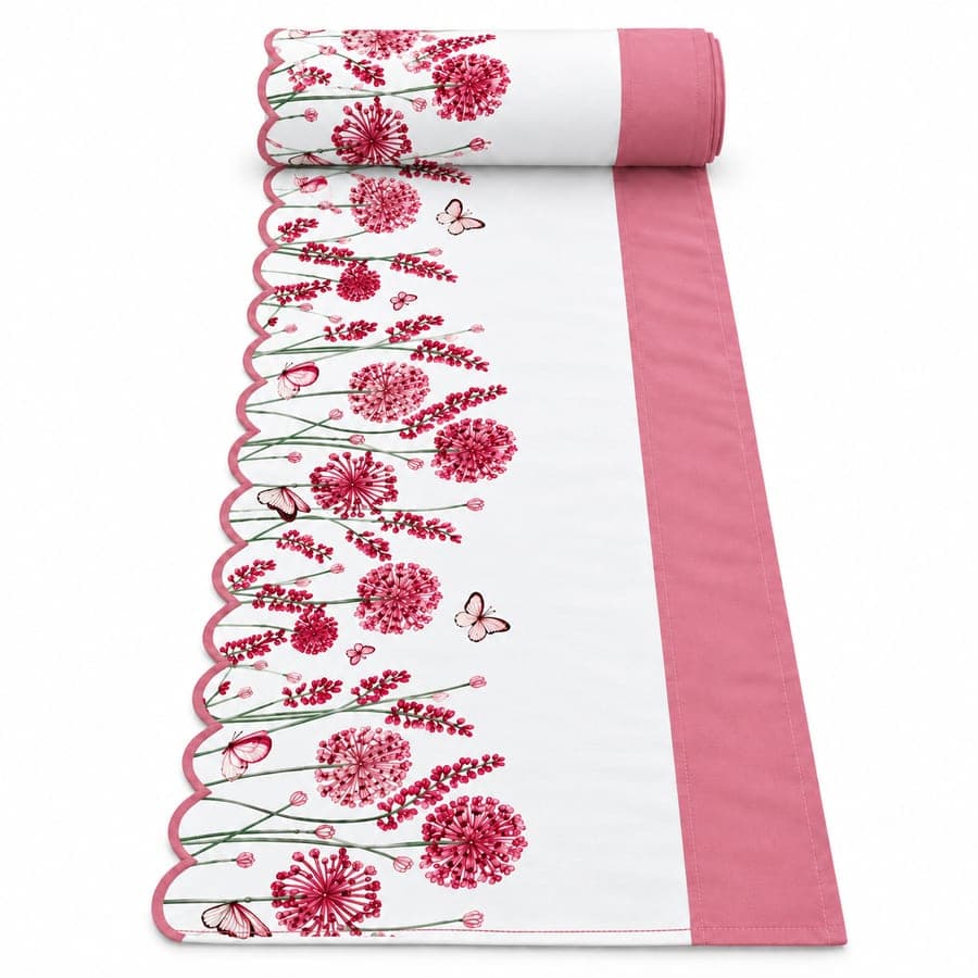 24'' Floral Garden Valance