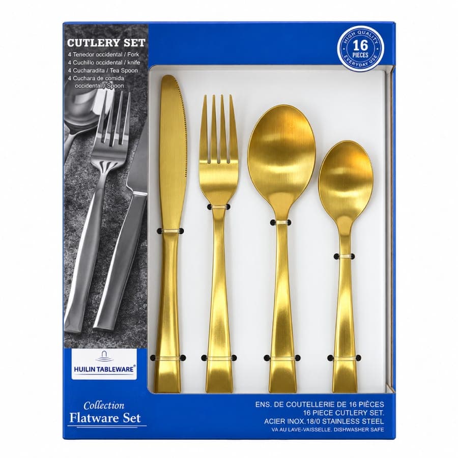 Modern 16pc Cuttery Set