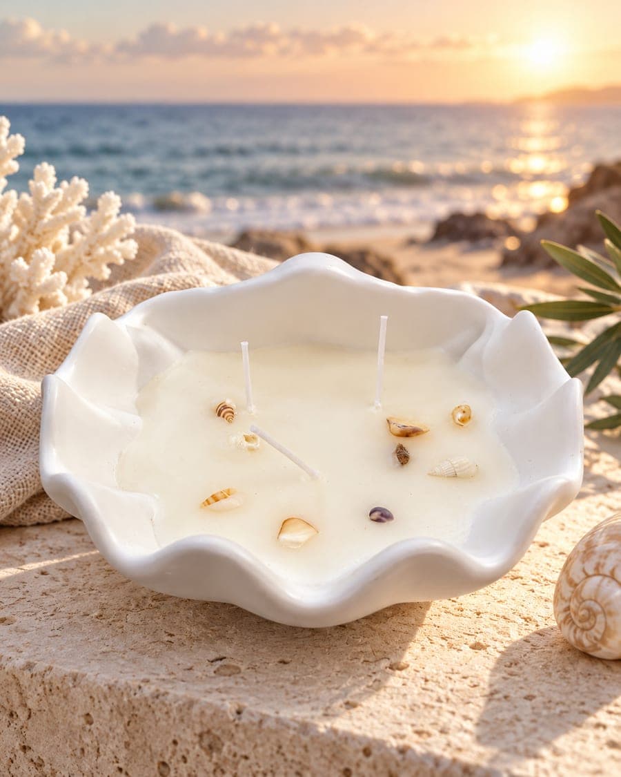 Clam Shell Candle