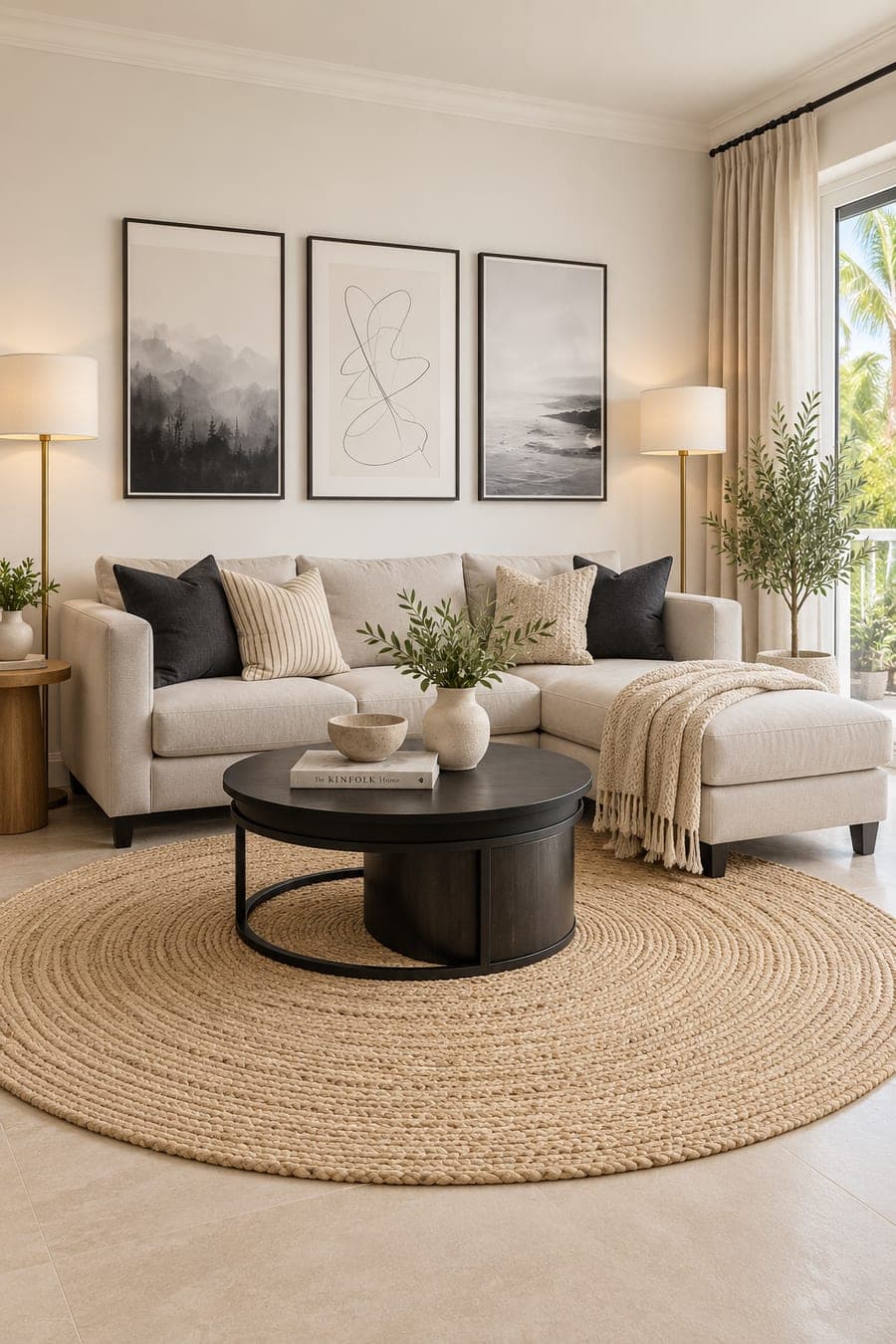 Amy Jute Rug Large
